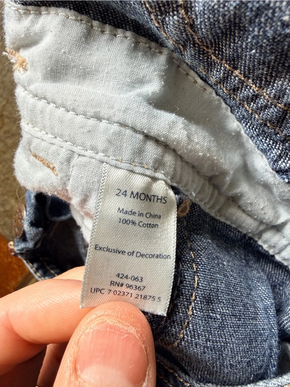 Boys 24 mths vintage ish gosh denim bibs for patchwork pocket pant work play